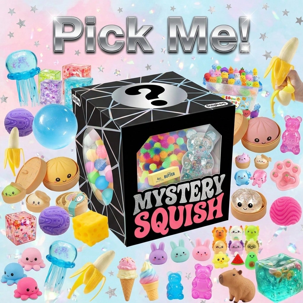 صندوق مفاجآت ناعم ولطيف - 3 سح - مراجعة Mystery Box Blind Bag وسعره