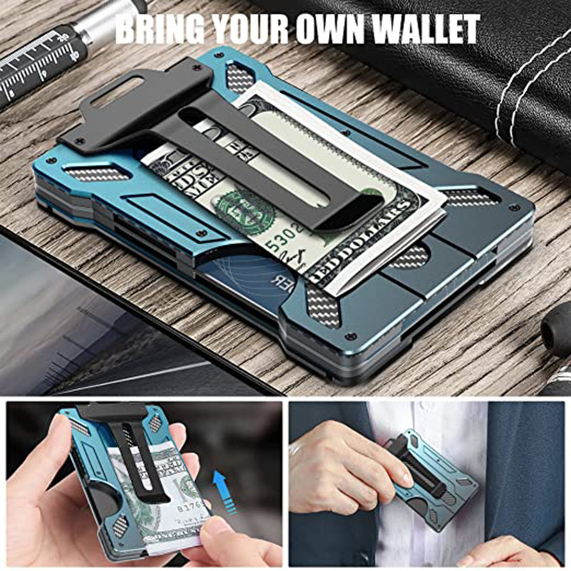 محفظة بطاقات RFID أنيقة، حامل  - مراجعة Card Top Loader وسعره