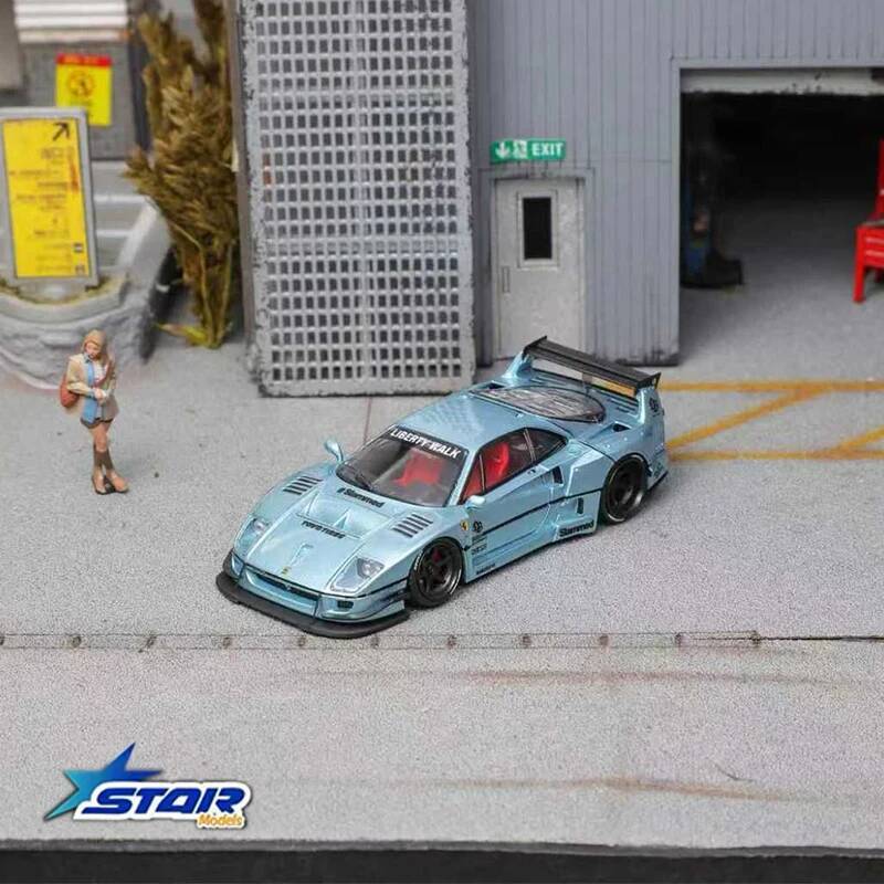 ستار 1:64 LBWK F40 نموذج سيارة - مراجعة Die Cast Car 1 64 وسعره